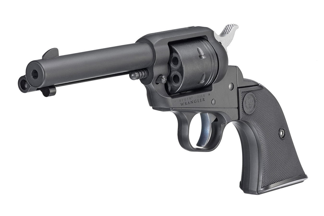 RUGER Wrangler 22LR Black Cerakote Single-Action Revolver