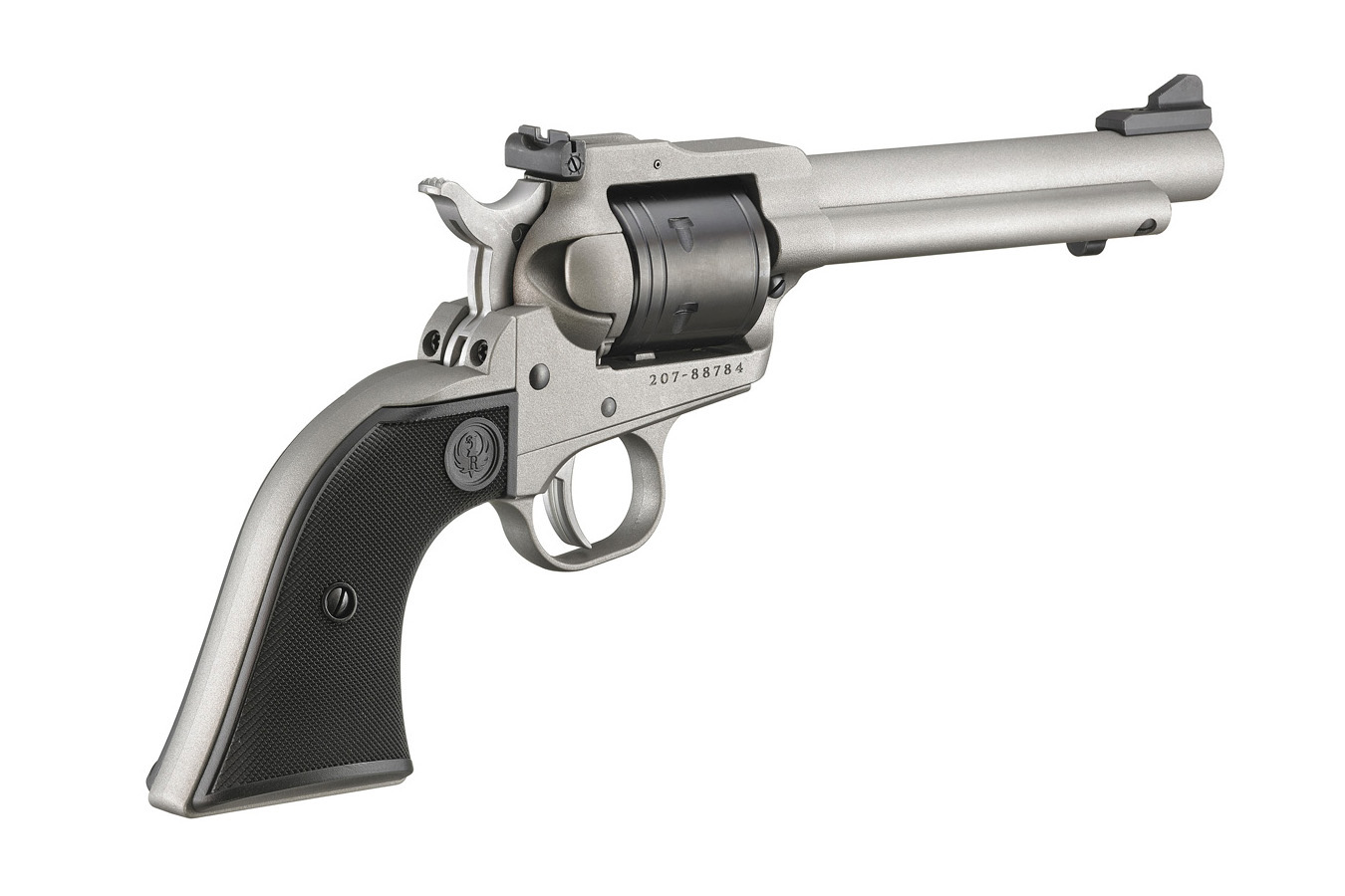 RUGER Super Wrangler 22LR/22 Magnum Revolver with Silver Cerakote Finish