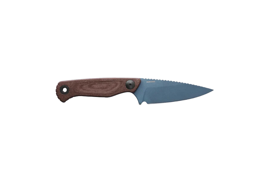 BENCHMADE KNIFE Dacian | Brown Canvas Micarta Fixed Blade Knife