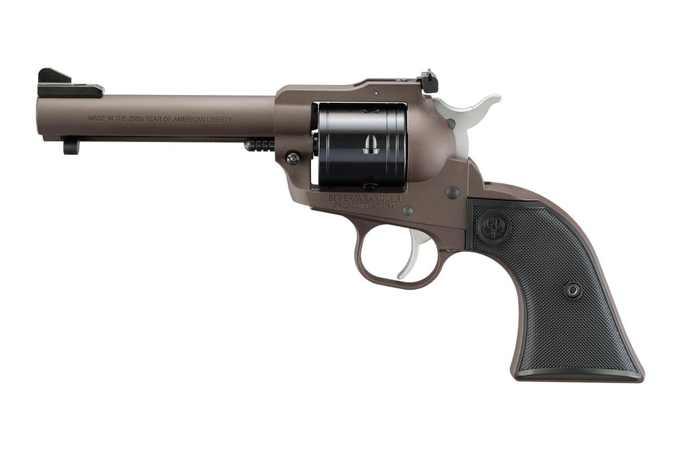 RUGER Super Wrangler 250th Anniversary Ed. 22LR/22 WMR Revolver with Bronze Cerakote Finish