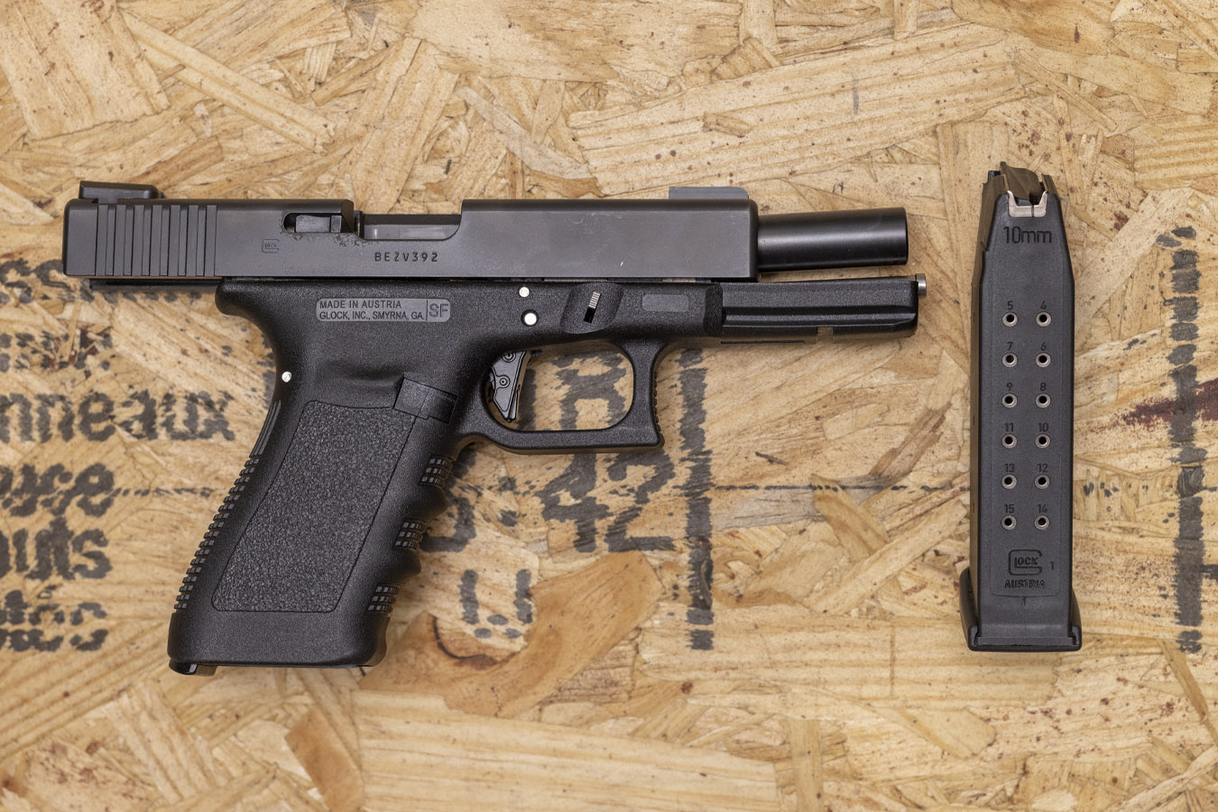 Glock 20 SF GEN3 10mm Police Trade-In Pistol (Very Good) | Sportsman's ...