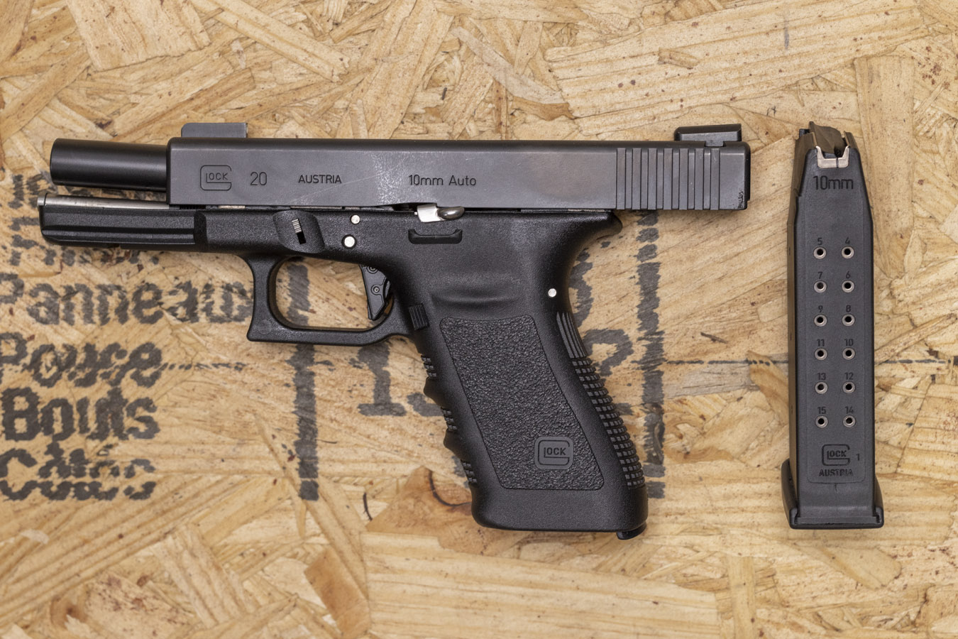 Glock 20 SF GEN3 10mm Police Trade-In Pistol (Very Good) | Sportsman's ...