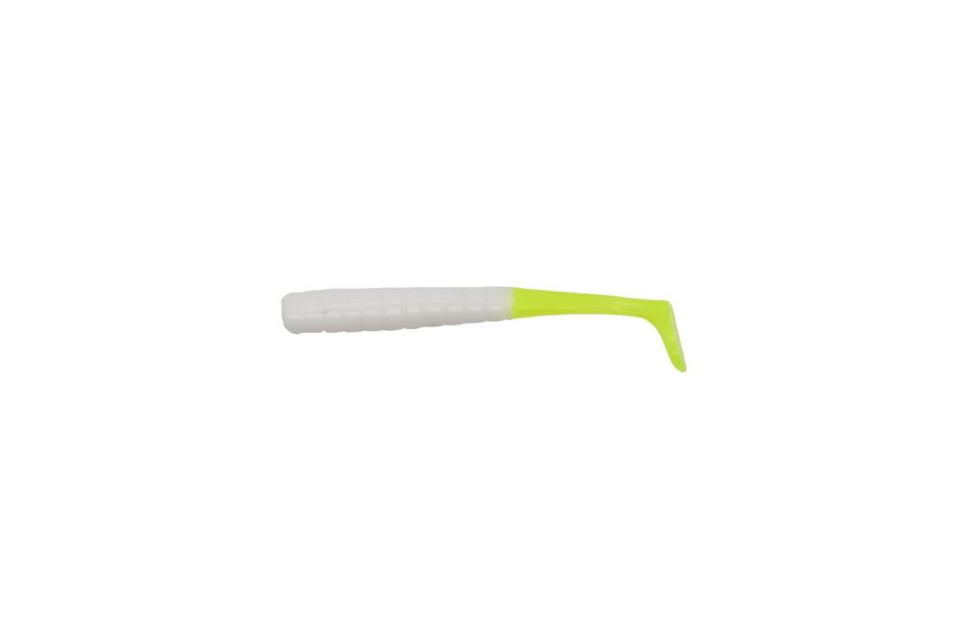 CRAPPIE MAGNET Tiny Dancer 8 Piece Pack 1.75 Inch  White-Chartruese