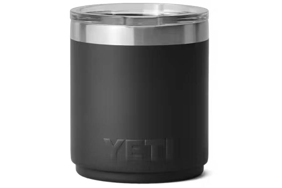 YETI COOLERS 10Oz Rambler LowBall 2.0, Black