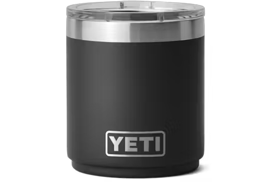 YETI COOLERS 10Oz Rambler LowBall 2.0, Black