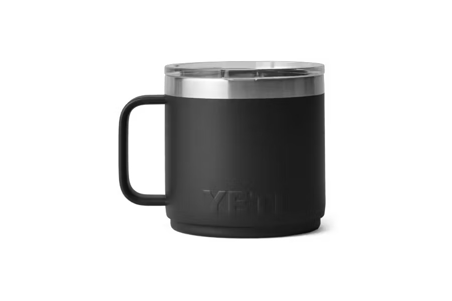 YETI COOLERS Rambler 14oz Stackable Mug with Ceramic Lining Black