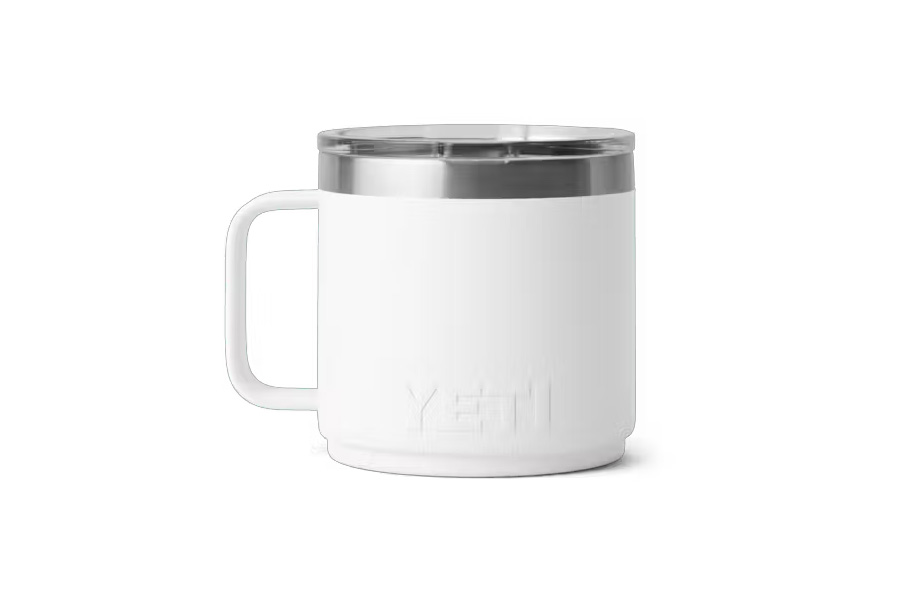 YETI COOLERS Rambler 14oz Stackable Mug with Ceramic Lining White