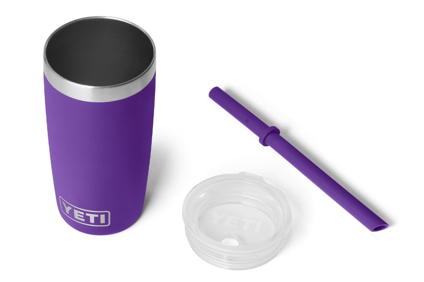 YETI COOLERS Rambler Jr. 10 OZ Tumbler with Straw Pace Purple