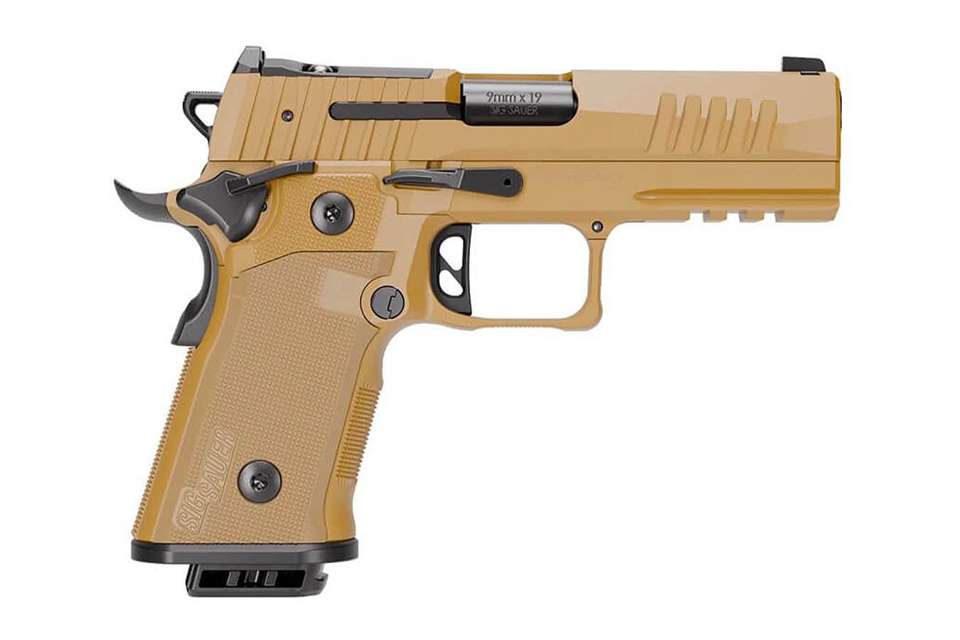 SIG SAUER P211-GT4 9mm Optic Ready Double Stack 1911 Pistol with Coyote Finish