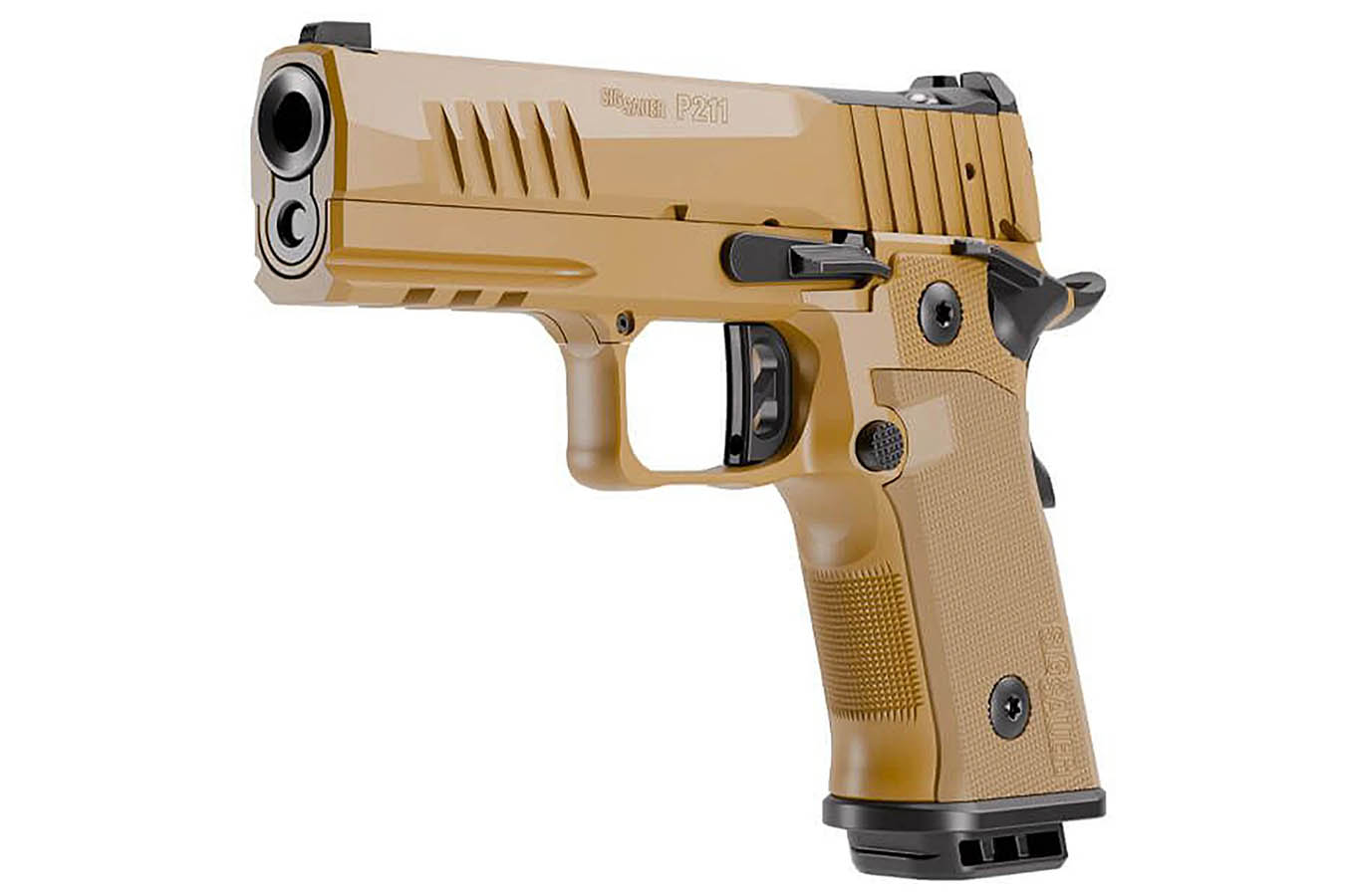 SIG SAUER P211-GT4 9mm Optic Ready Double Stack 1911 Pistol with Coyote Finish
