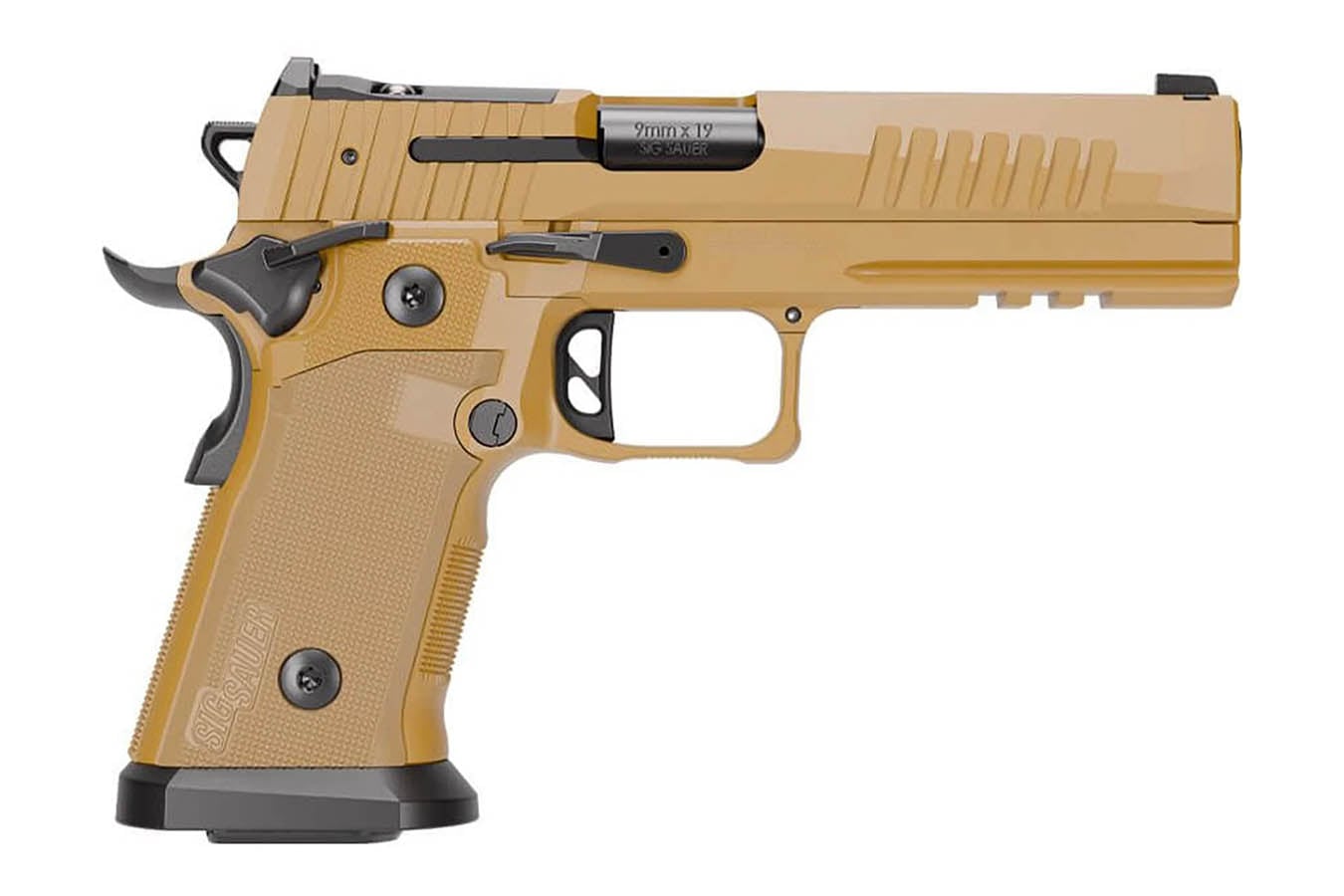 SIG SAUER P211-GT5 Coyote 9mm Optic Ready Double Stack 1911 Pistol with Coyote Cerakote Finish