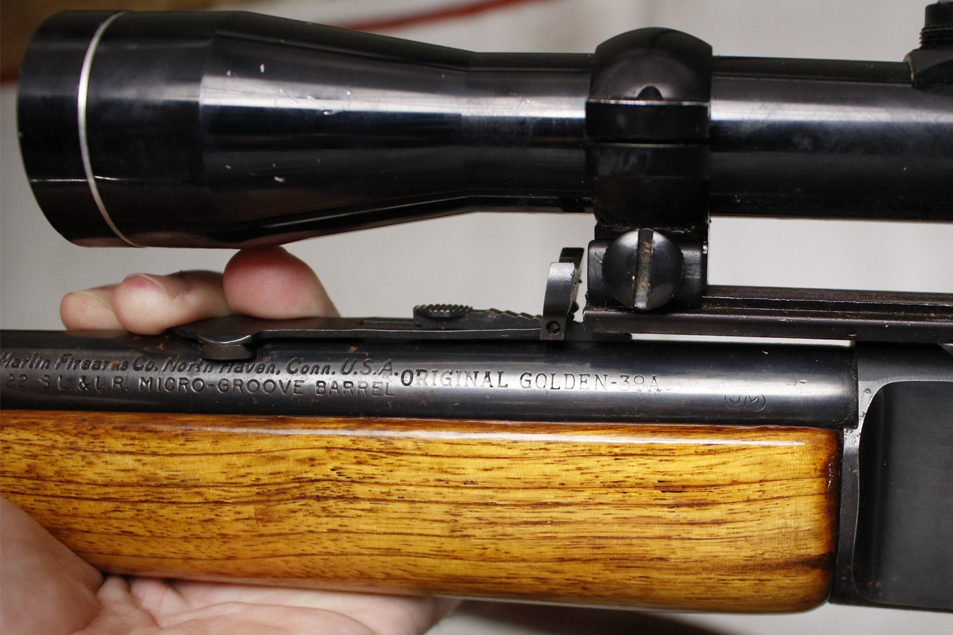 MARLIN Golden-39A 22SR/LR Police Trade-in Lever-Action Rifle