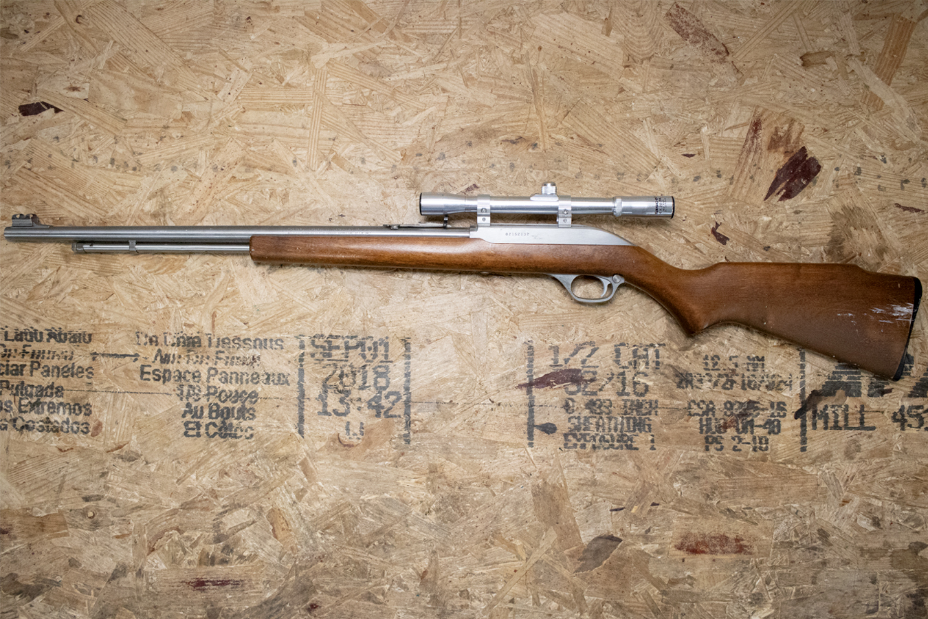 MARLIN 60SB 22 LR Police Trade-in Rifle with Scope