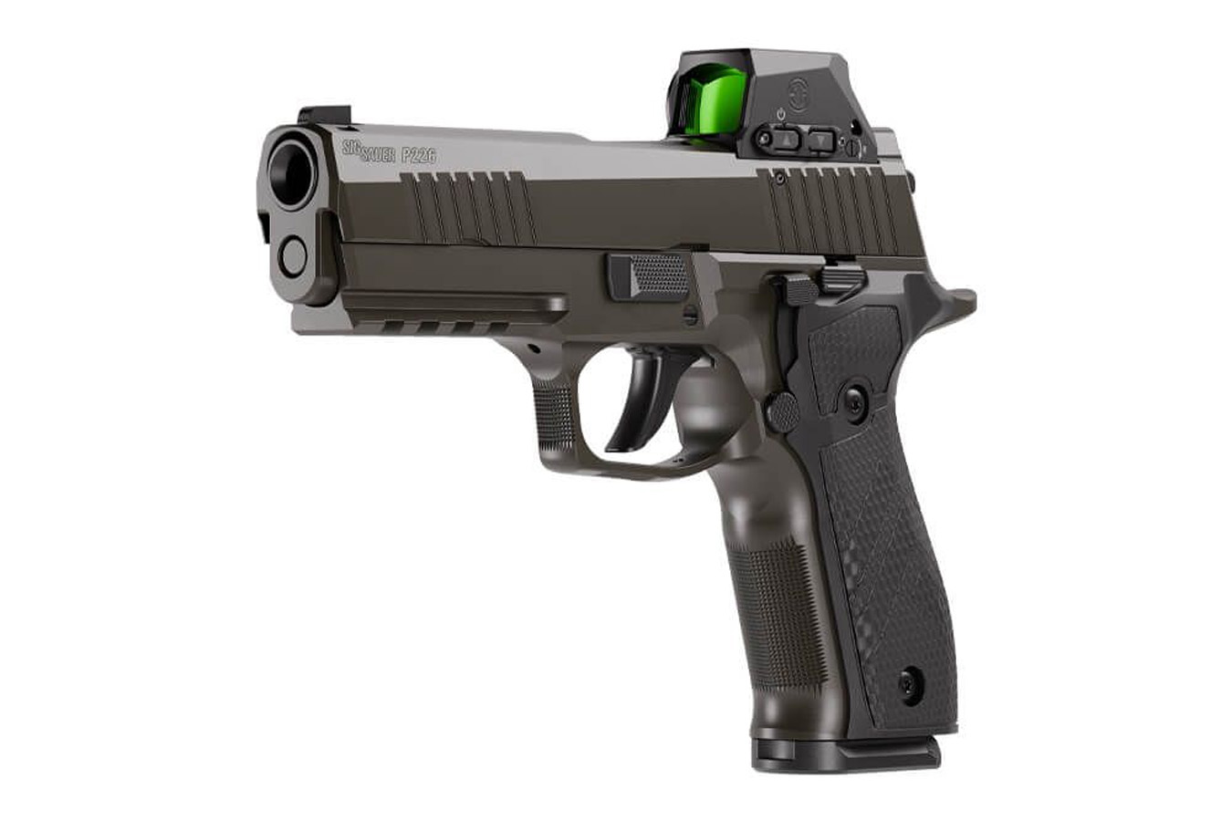 SIG SAUER P226-X Legion 9mm Optic Ready DA/SA Pistol with ROMEOX Pro SIG Lock Red Dot