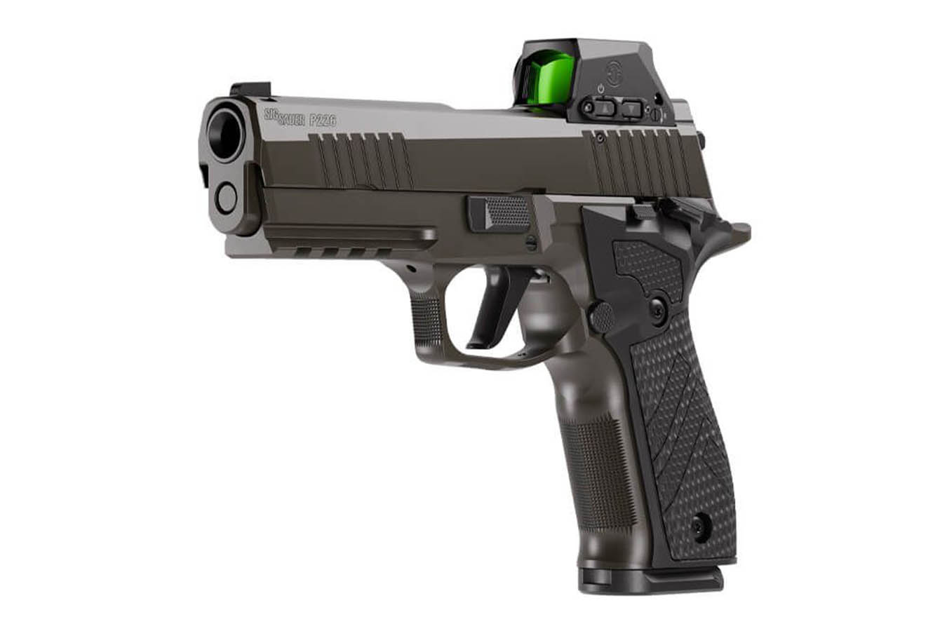 SIG SAUER P226-X Legion 9mm Optic Ready DA/SA Pistol with ROMEOX Pro SIG Lock Red Dot