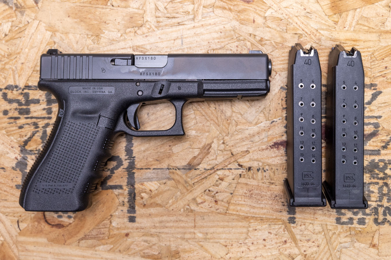 Glock 22 Gen4 40 S&W Police Trade-in Pistols with Night Sights (Very ...