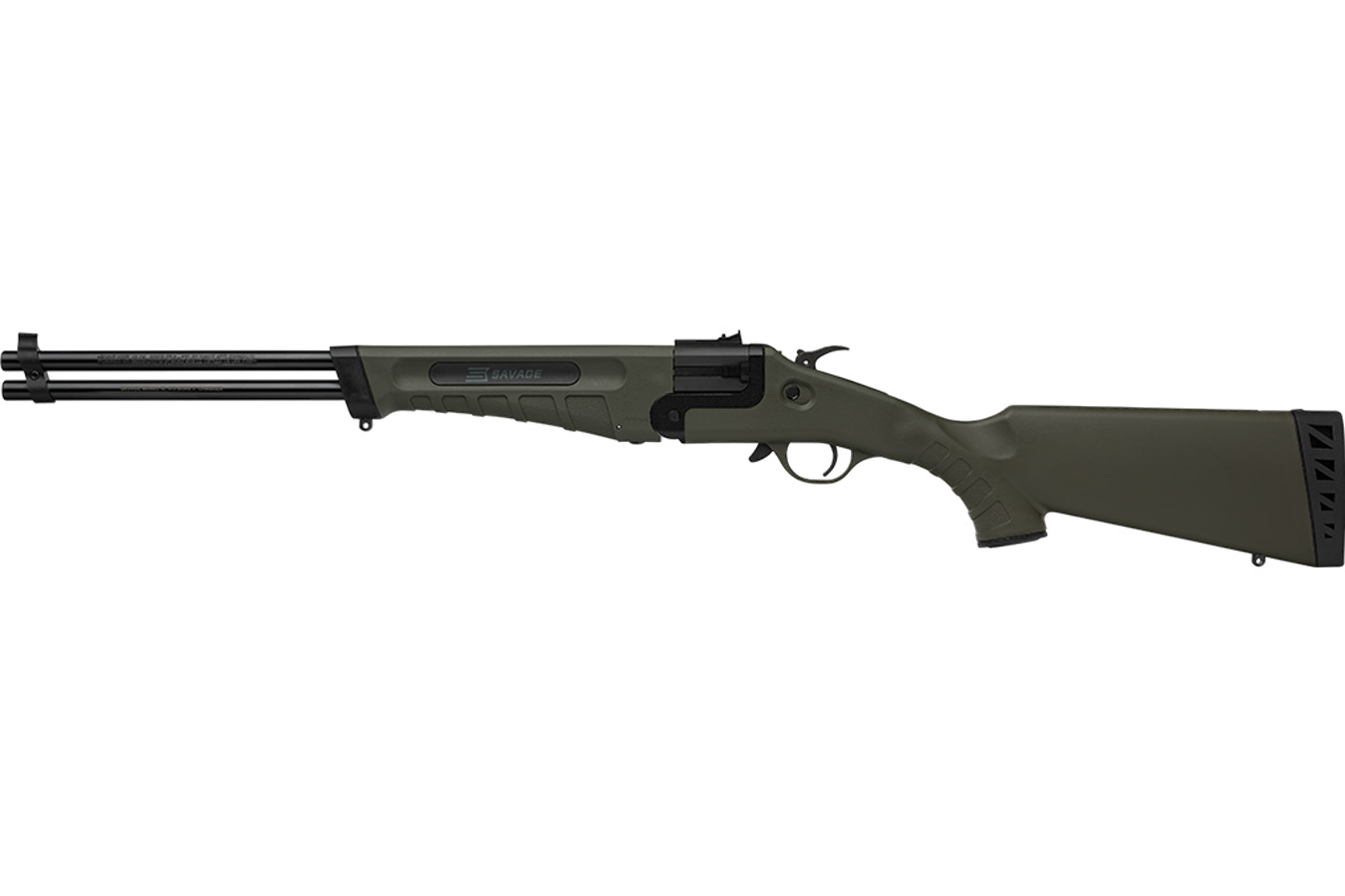 SAVAGE 42 Takedown 22 WMR/410 Bore Rimfire Shotgun with OD Green Stock