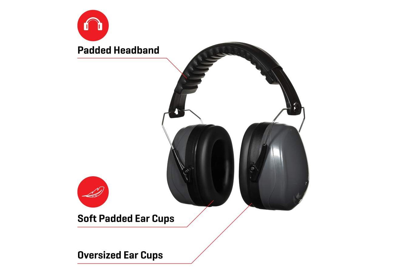 ALLEN COMPANY Sound Defender Foldable Safety Earmuffs