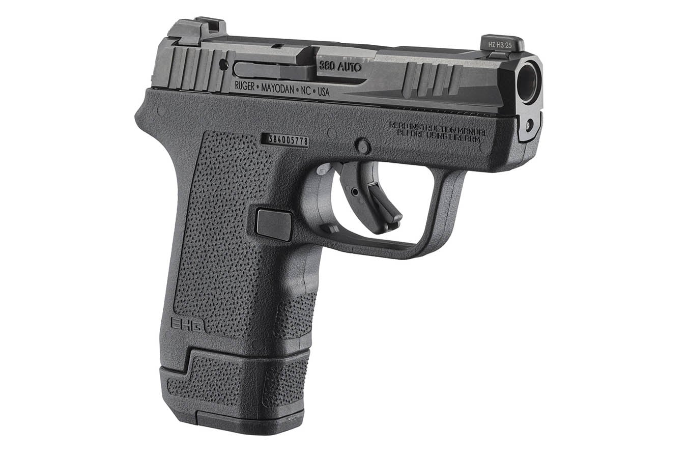 RUGER LCP MAX 380 ACP Semi-Auto Pistol with Black Magpul EHG Grip