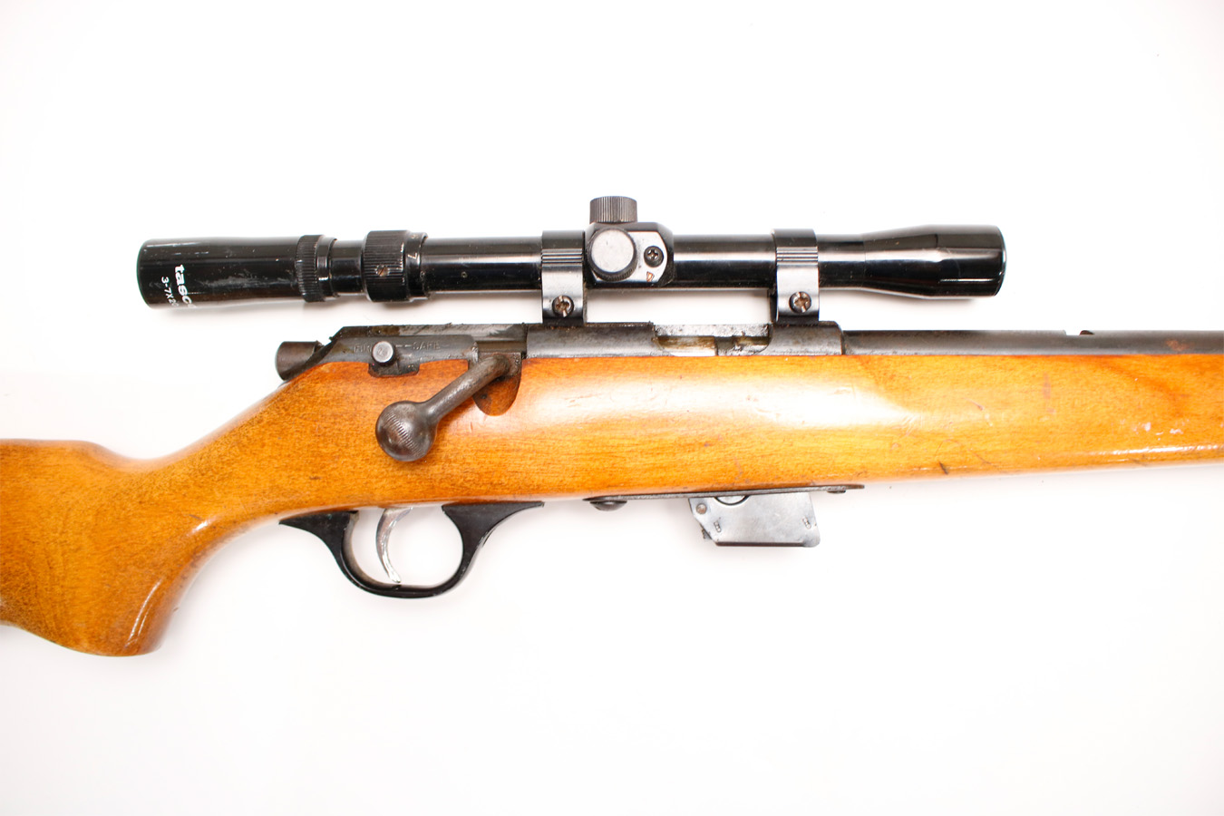 GLENFIELD Model 60 22 S-L-LR Police Trade-in Bolt-Action Rifle w/ Scope