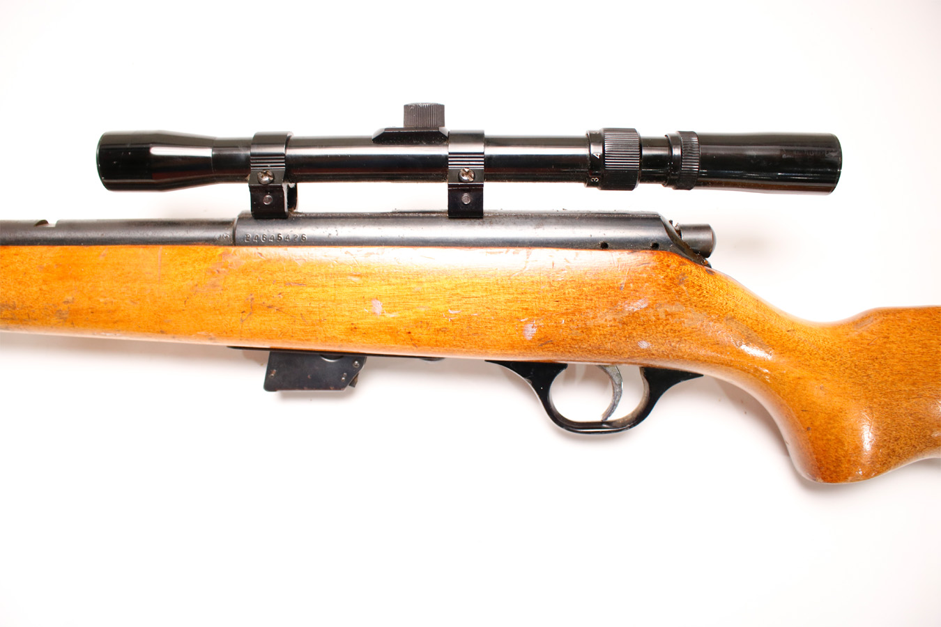 GLENFIELD Model 60 22 S-L-LR Police Trade-in Bolt-Action Rifle w/ Scope
