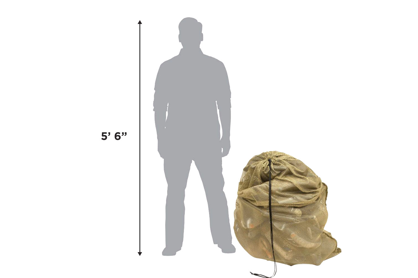 ALLEN COMPANY Mesh Decoy Bag Olive