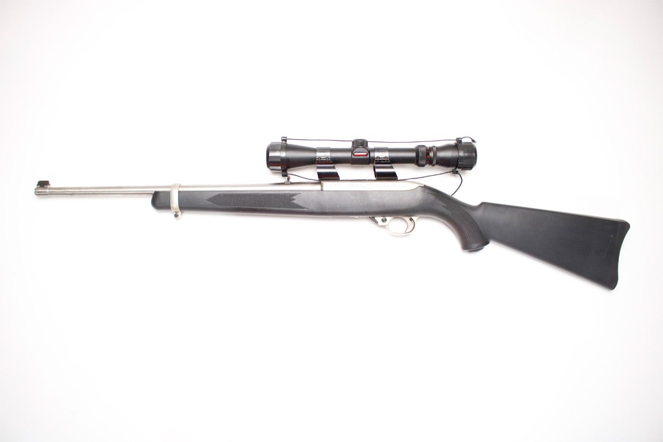 RUGER 10/22 22LR Police Trade-in Semi-Auto Rifle with Simmons Scope and Stainless Barrel