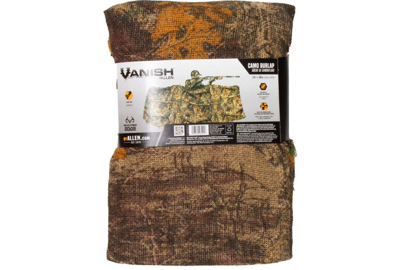 ALLEN COMPANY Realtree Edge Burlap 12` x 54`