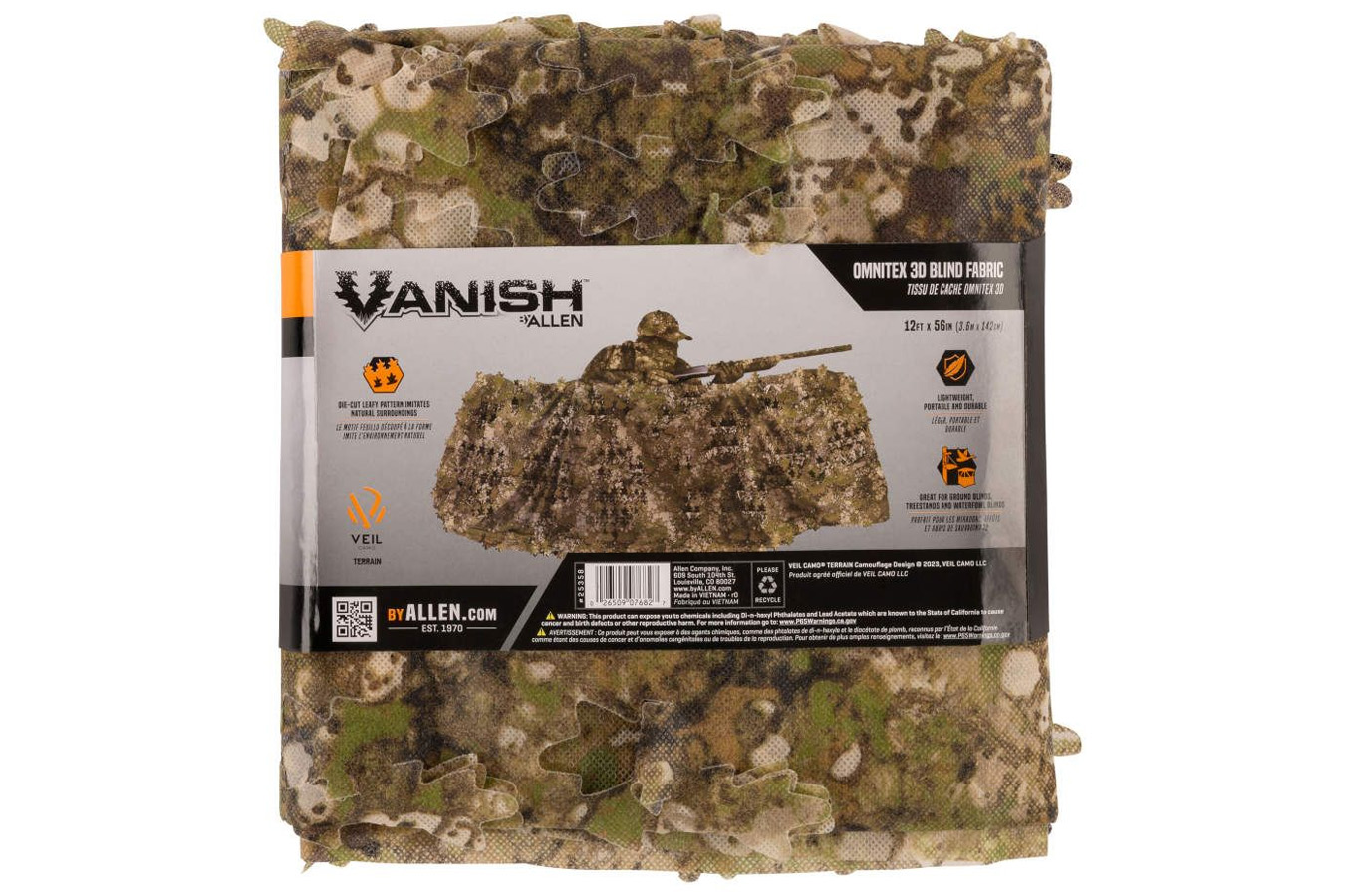 ALLEN COMPANY Vanish 3D Leafy Omnitex 12' x 56