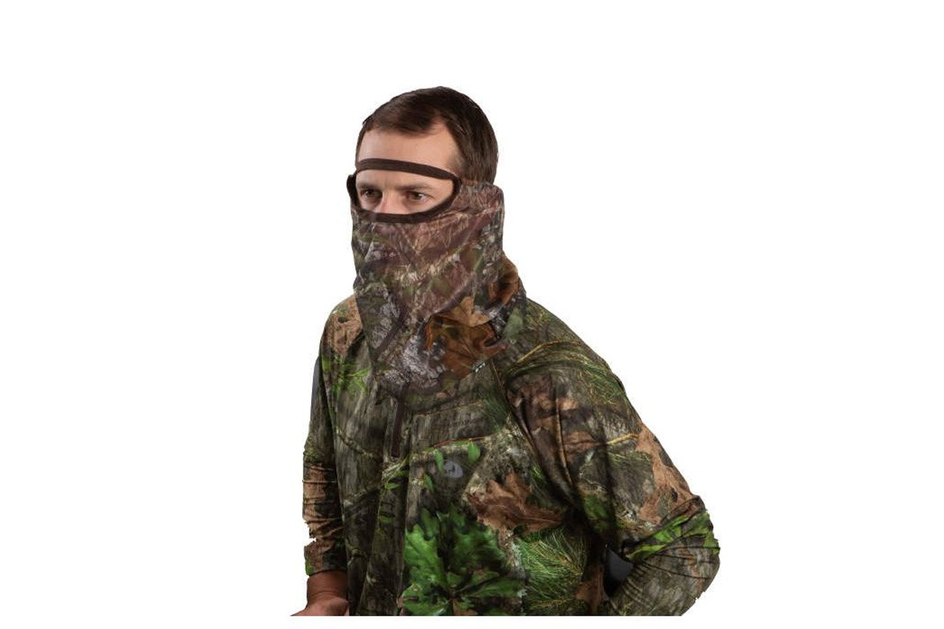 ALLEN COMPANY Vanish Visa Form 3/4 Camo Head Net - Mossy Oak Obsession