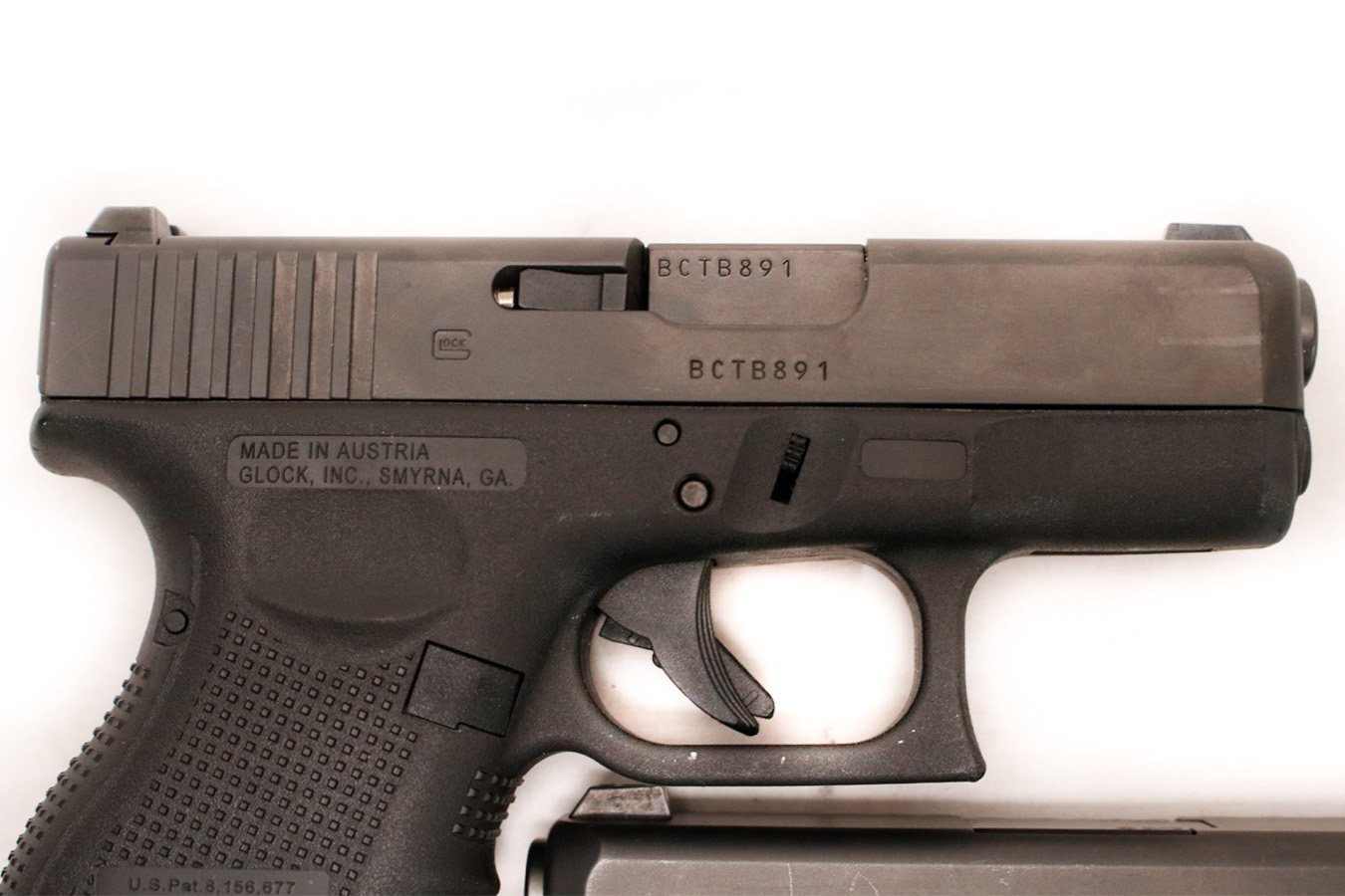 GLOCK 26 Gen4 9mm Police Trade-In Subcompact Pistols (Magazine Not Included)