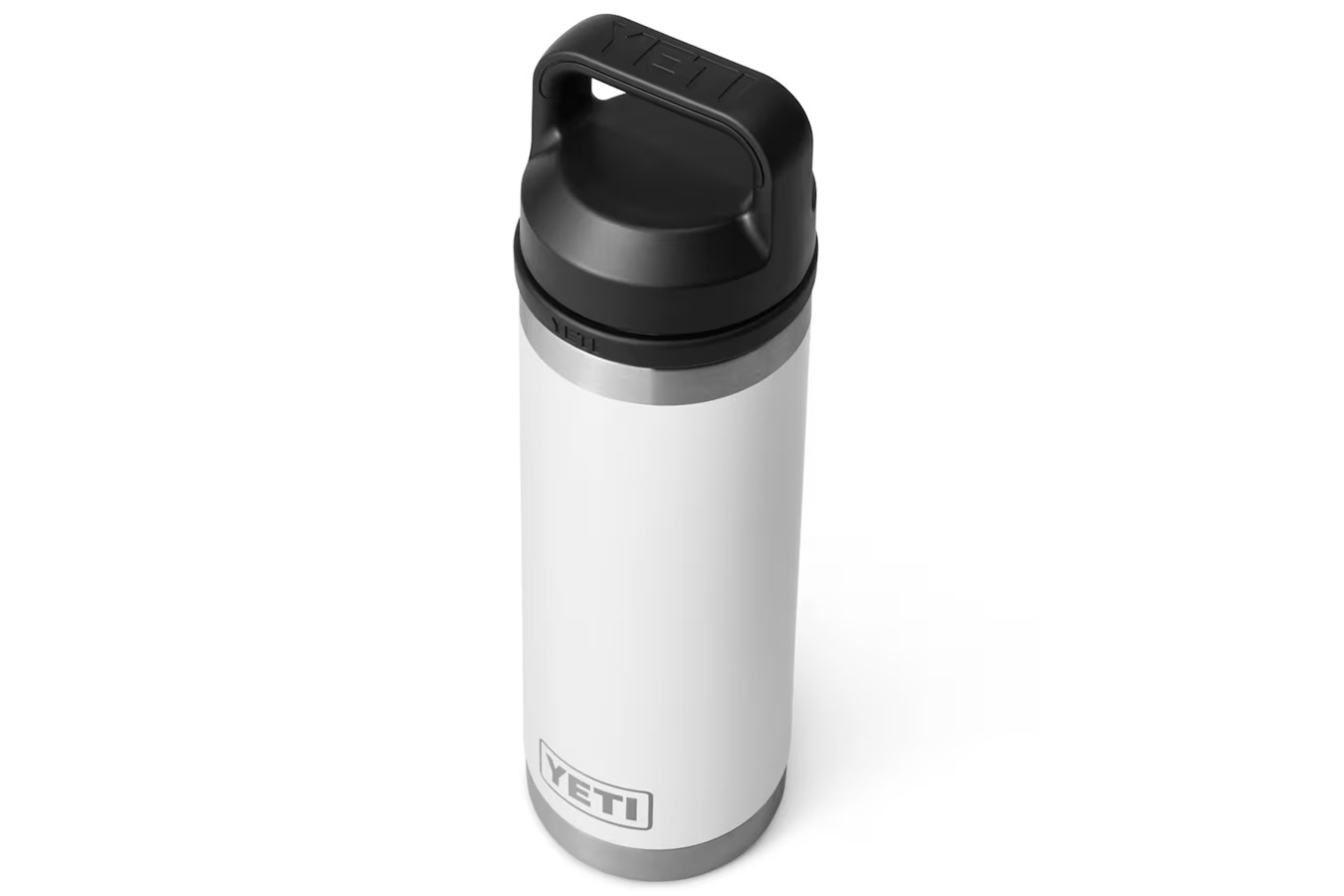 YETI COOLERS 18oz Ohio State Rambler Chug Water Bottle White