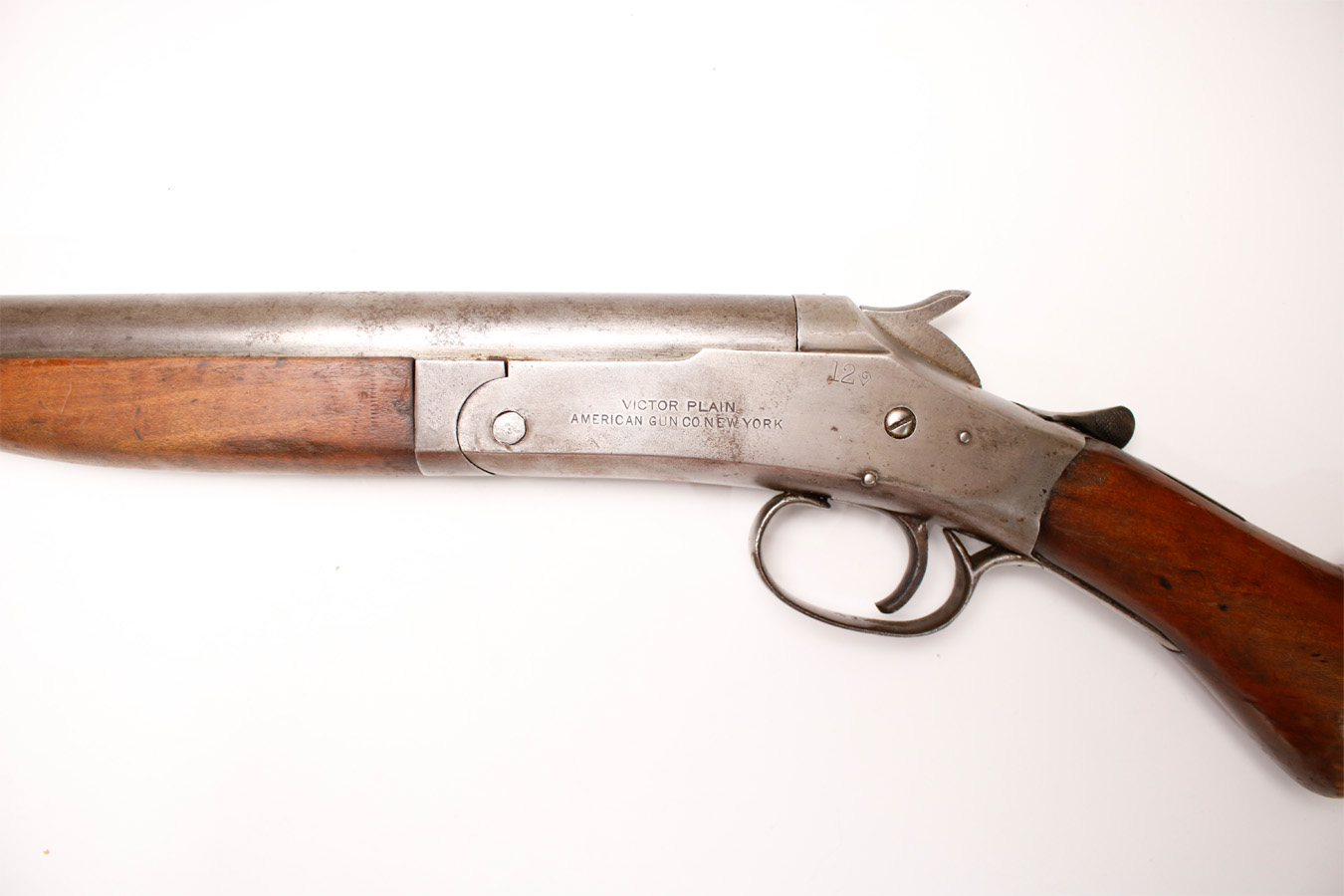 AMERICAN GUN COMPANY Top Break Police Trade-in Single-Shot 12-Gauge Shotgun