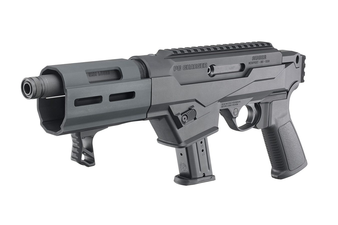 RUGER PC Charger 9mm Pistol with Threaded Barrel