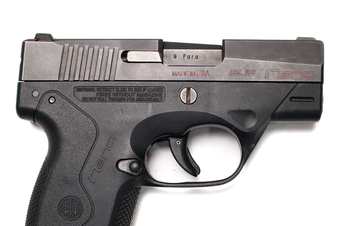BERETTA BU9 NANO 9mm Used Police Trade-In Pistol