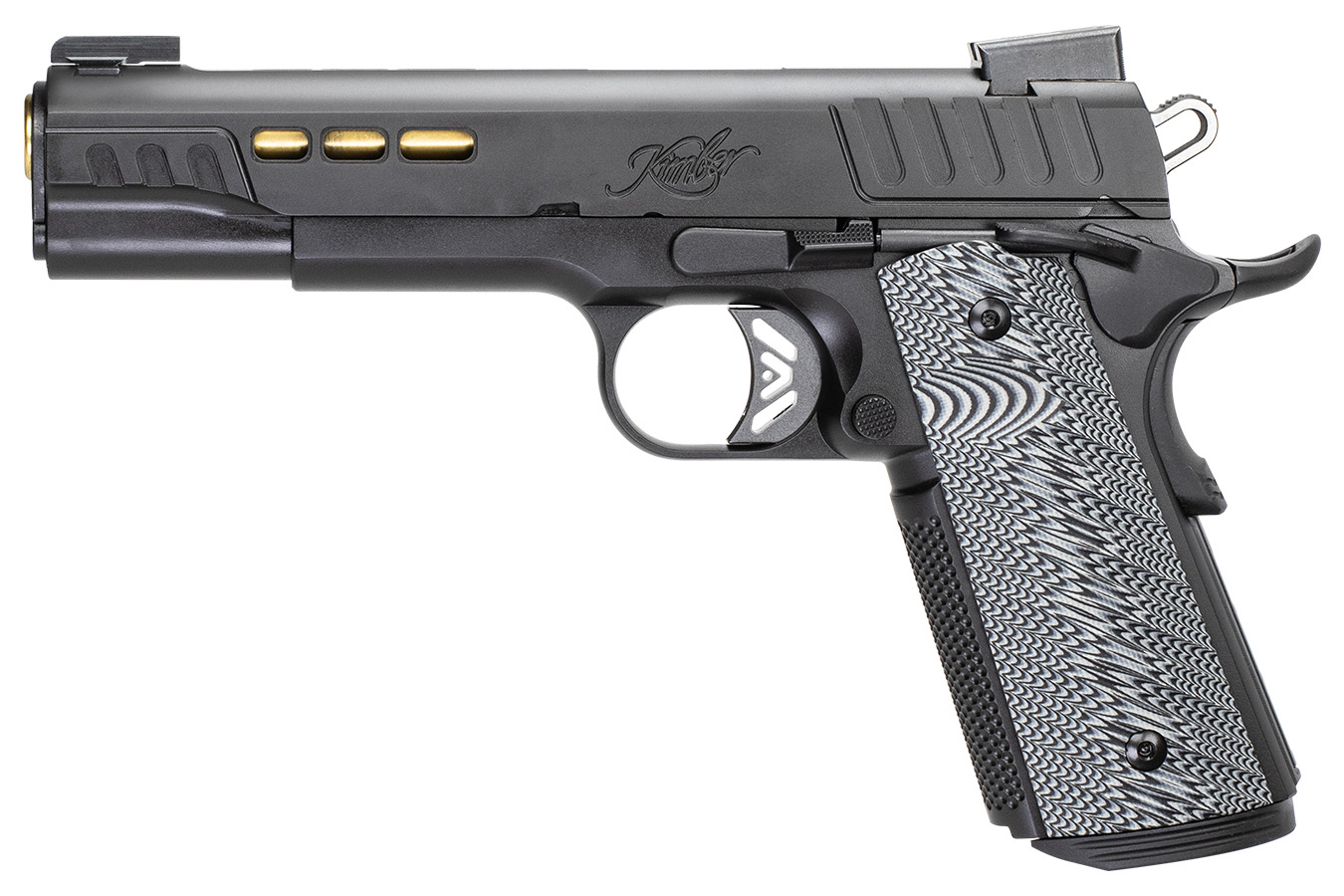 KIMBER RAPIDE 10mm 1911 Semi-Auto Pistol with G10 Grips and Front Slide Serrations