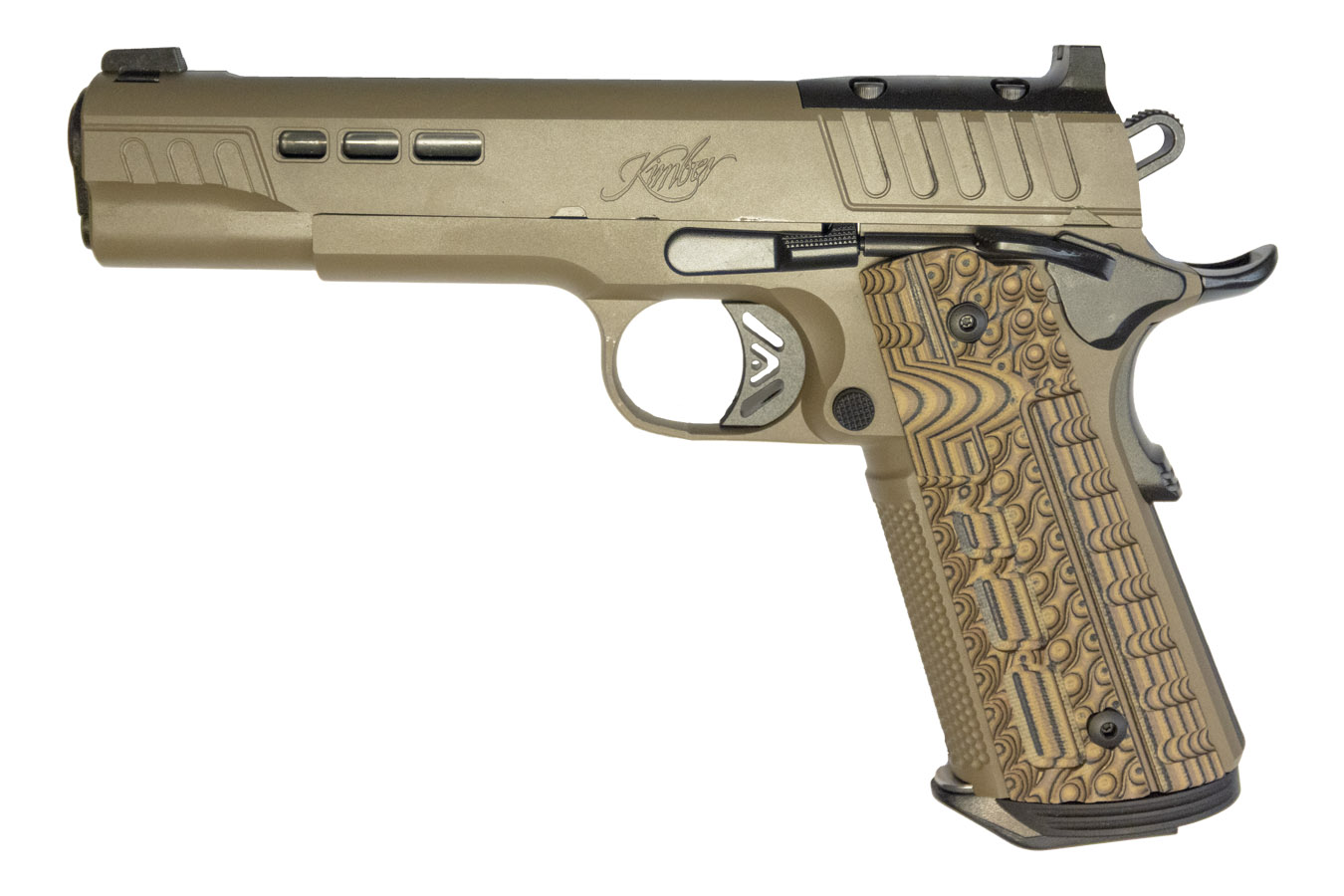 KIMBER Rapide 1911 38 Super Optic Ready Semi-Auto Pistol with FDE Finish