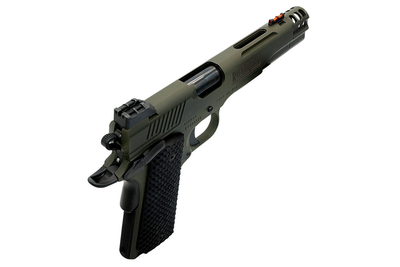 KIMBER Rampart 10mm Semi-Auto OD Green Pistol with Compensator