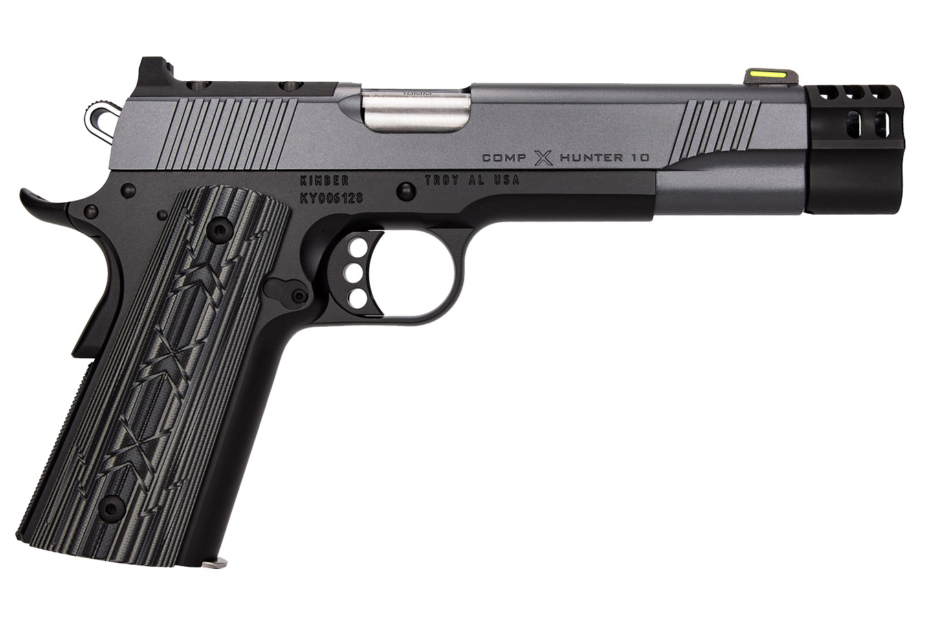 KIMBER 1911 Comp X Hunter 10mm Semi-Auto Pistol with 5 Inch Barrel and Compensator