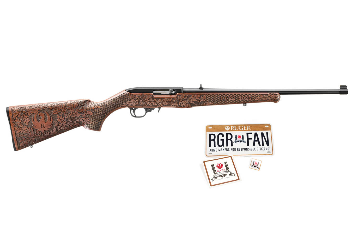RUGER 10/22 Sporter 22LR Eighth Edition Collectors Series Rimfire Rifle with Metal Lic