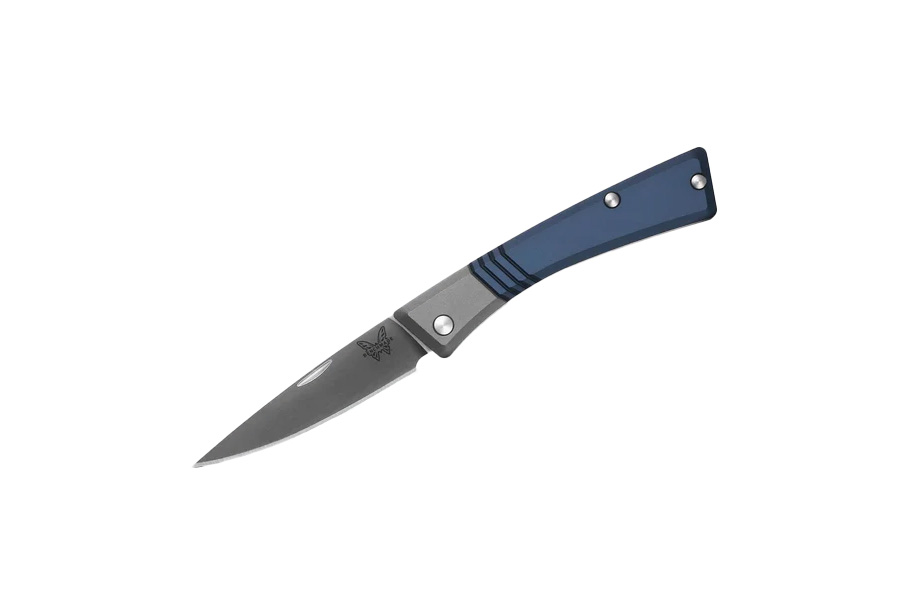 BENCHMADE KNIFE Successor Pocket Knife Crater Blue Aluminum