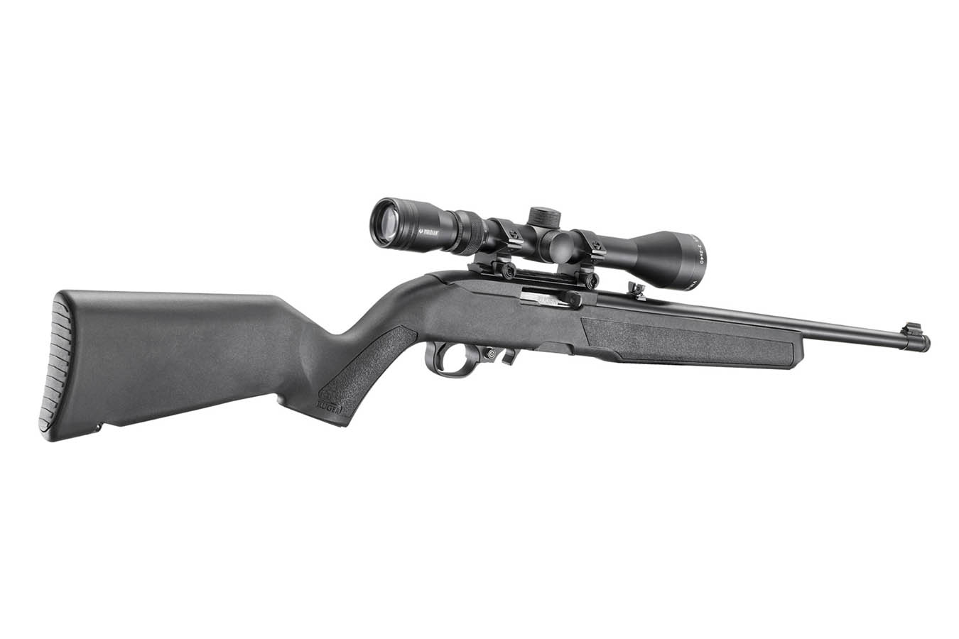 RUGER 10/22 22LR Rimfire Rifle with Threaded Barrel, BX Trigger and Viridian 3-9x40mm Scope