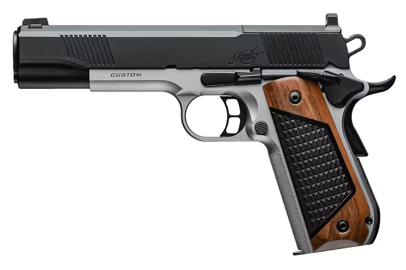 KIMBER Custom II Gen II 45 ACP Pistol with Black Walnut w/G10 Insert Grips