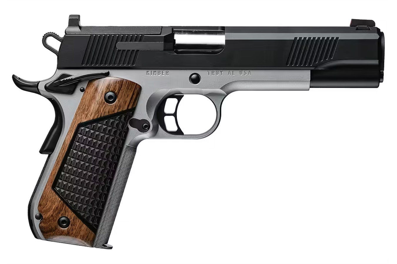 KIMBER Custom II Gen II 45 ACP Pistol with Black Walnut w/G10 Insert Grips