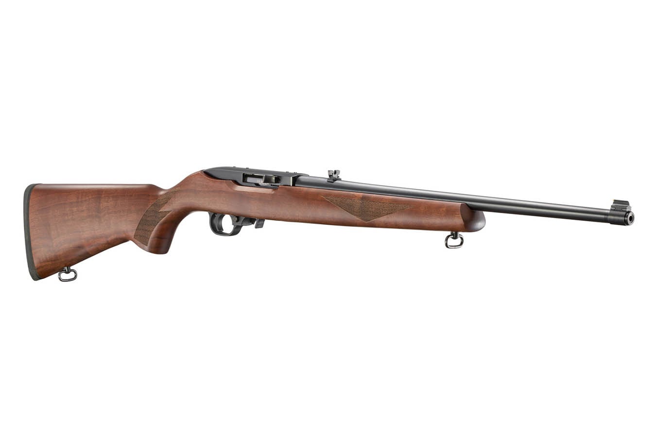 RUGER 10/22 22LR Semi-Auto Rifle with Walnut Stock and BX-Trigger