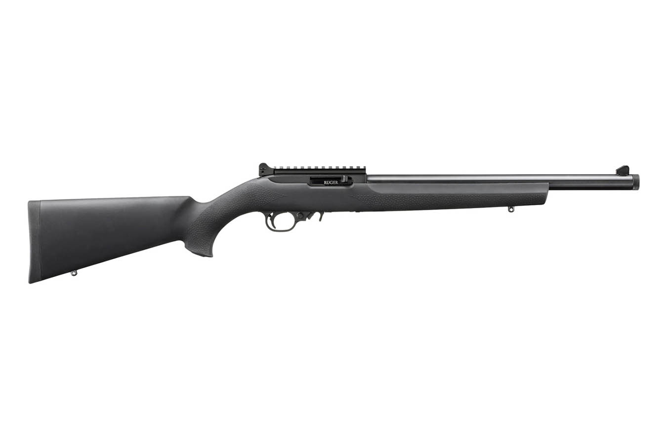 RUGER 10/22 22LR Semi-Auto Rifle with 16.12 Inch Threaded Barrel, BX-Trigger and Hogue Overmolded Stock