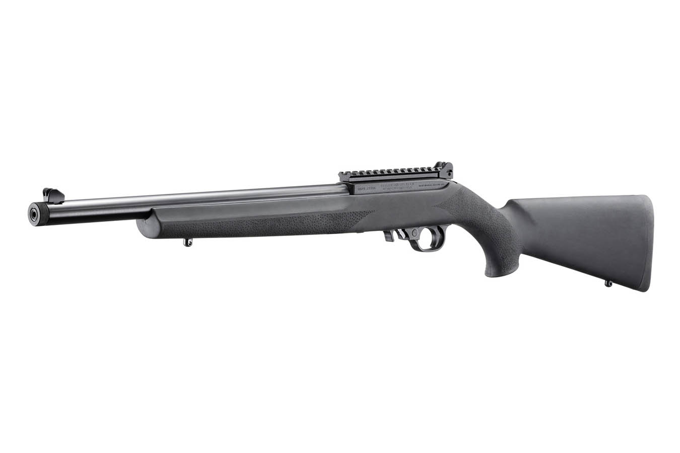 RUGER 10/22 22LR Semi-Auto Rifle with 16.12 Inch Threaded Barrel, BX-Trigger and Hogue Overmolded Stock