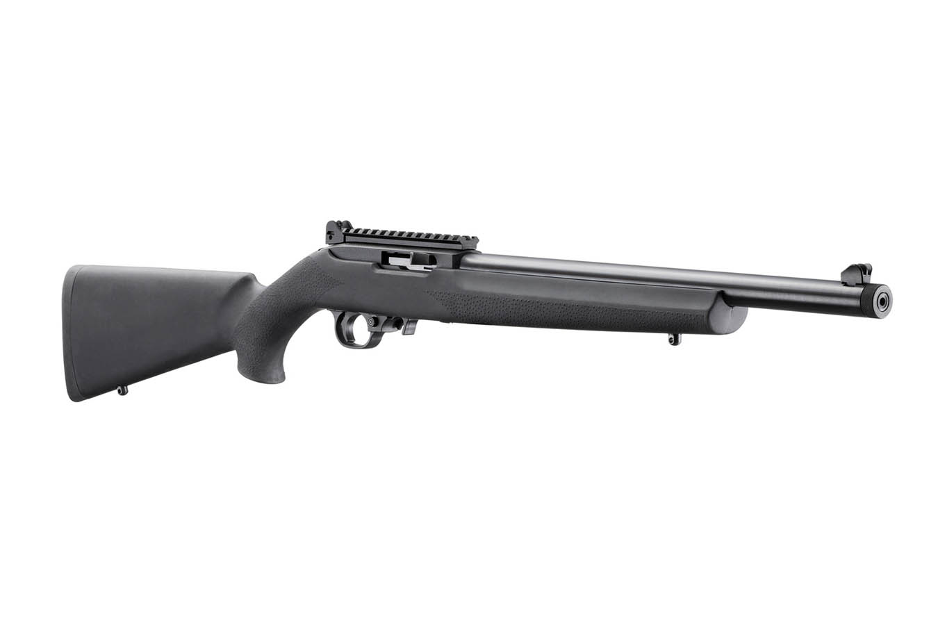 RUGER 10/22 22LR Semi-Auto Rifle with 16.12 Inch Threaded Barrel, BX-Trigger and Hogue Overmolded Stock