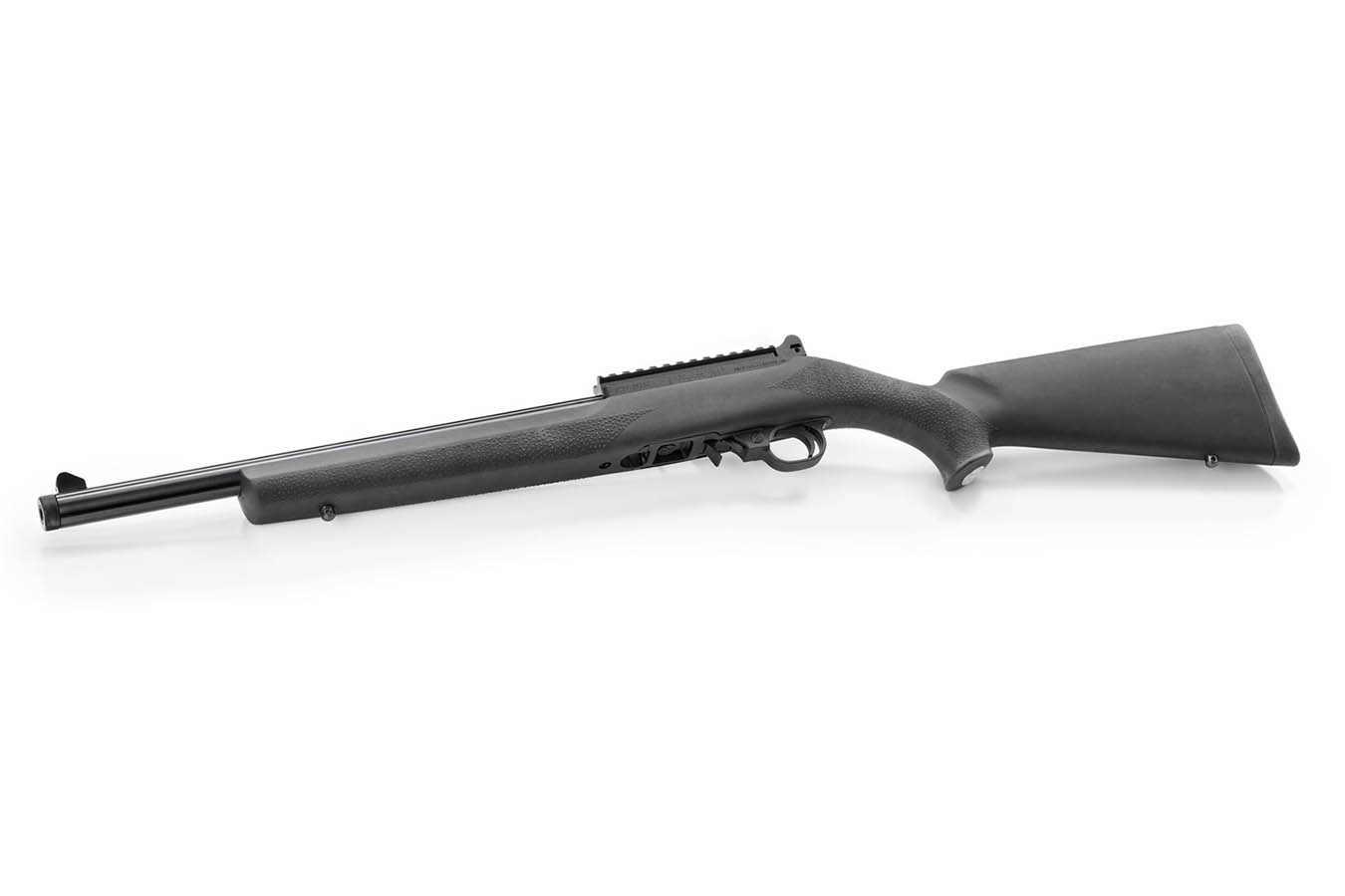 RUGER 10/22 22LR Semi-Auto Rifle with 16.12 Inch Threaded Barrel, BX-Trigger and Hogue Overmolded Stock