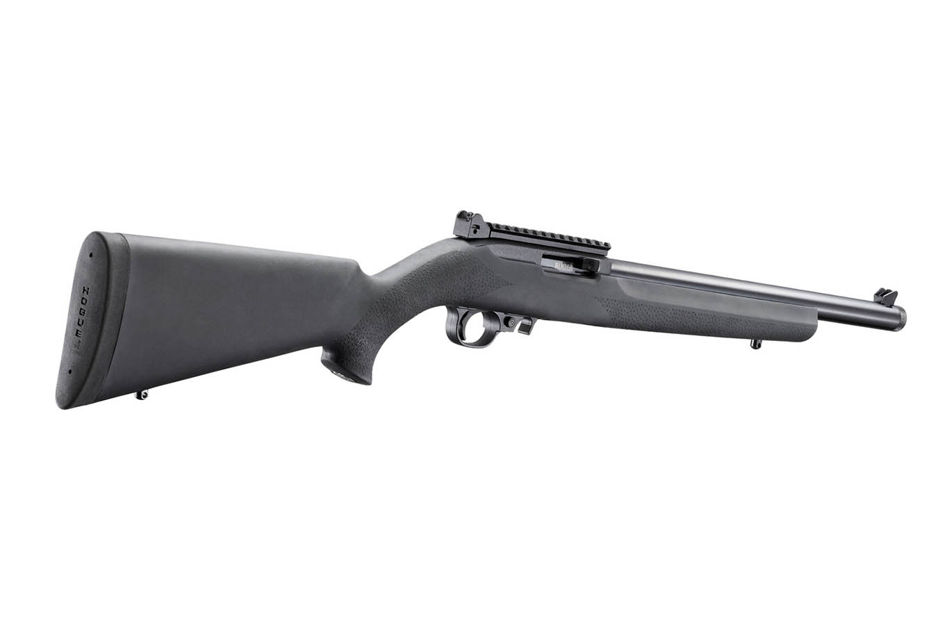 RUGER 10/22 22LR Semi-Auto Rifle with 16.12 Inch Threaded Barrel, BX-Trigger and Hogue Overmolded Stock